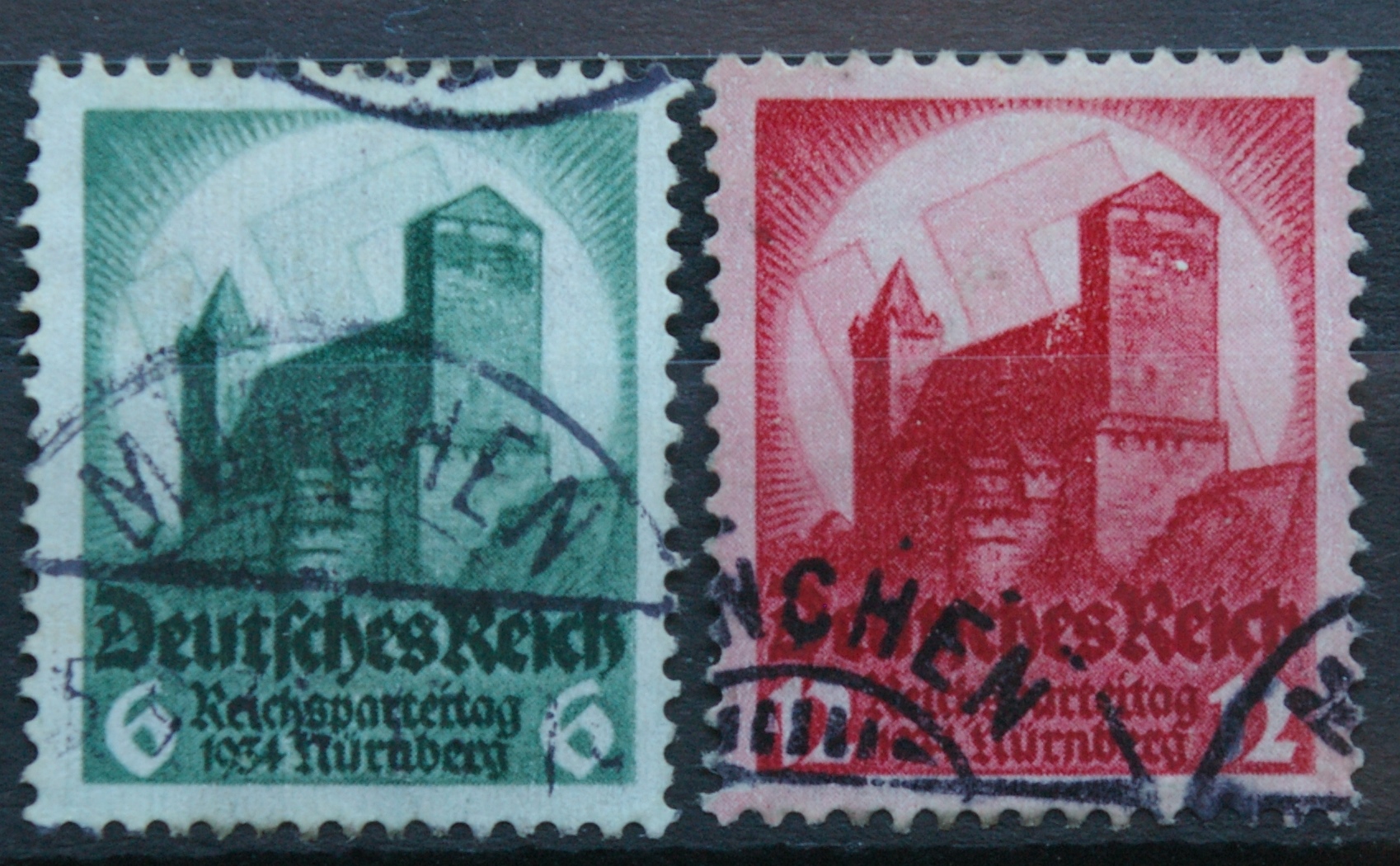 Vokietijos Reichas, pilna serija MiNr 546-547 Used(O)