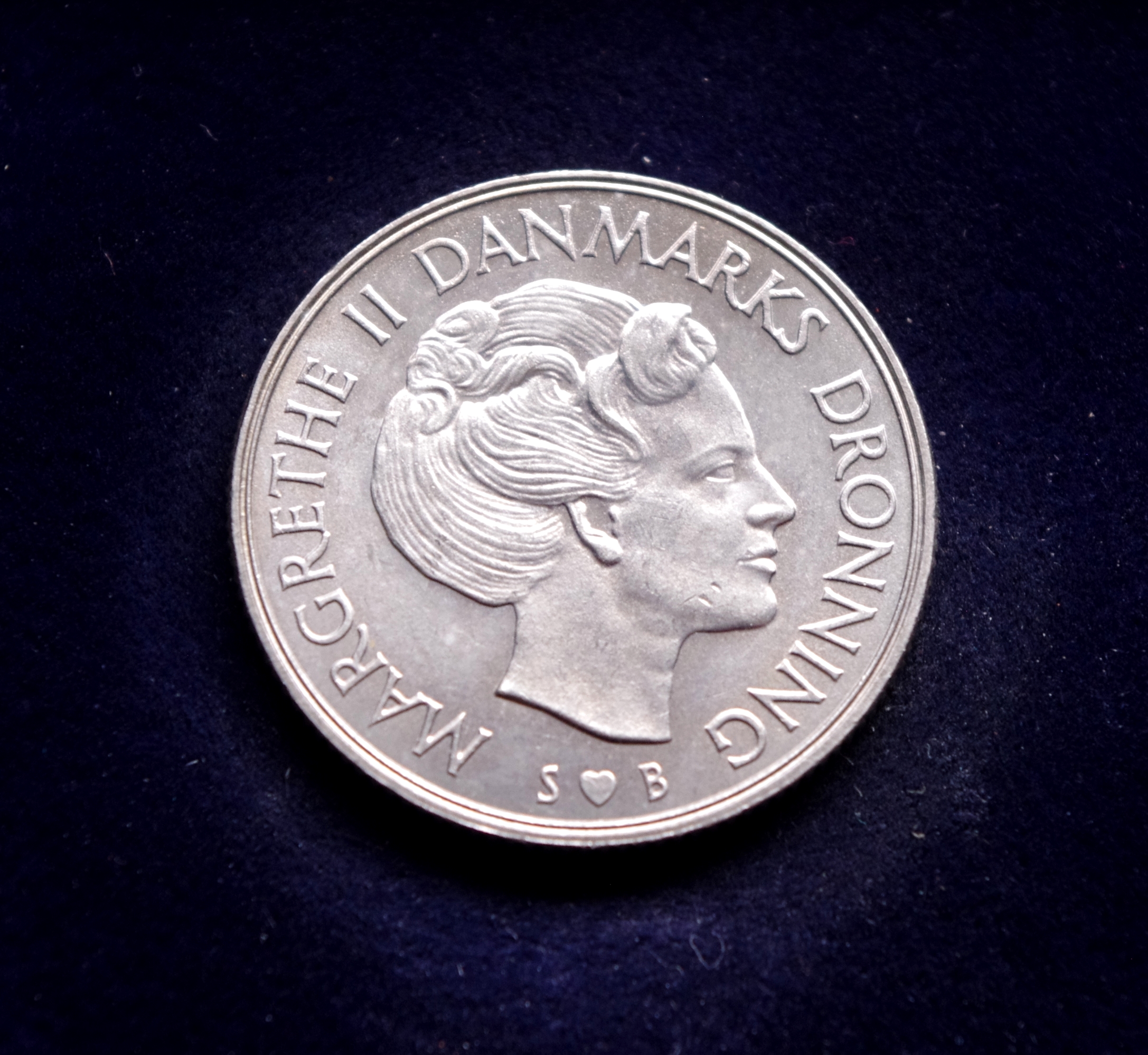 Danija, 1 krona 1973m E