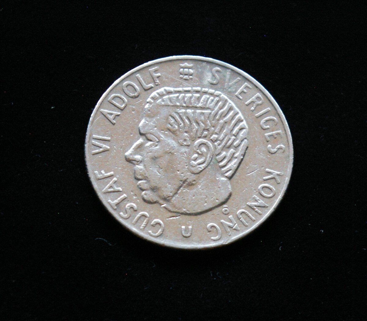 Švedija, 1 krona 1972m E