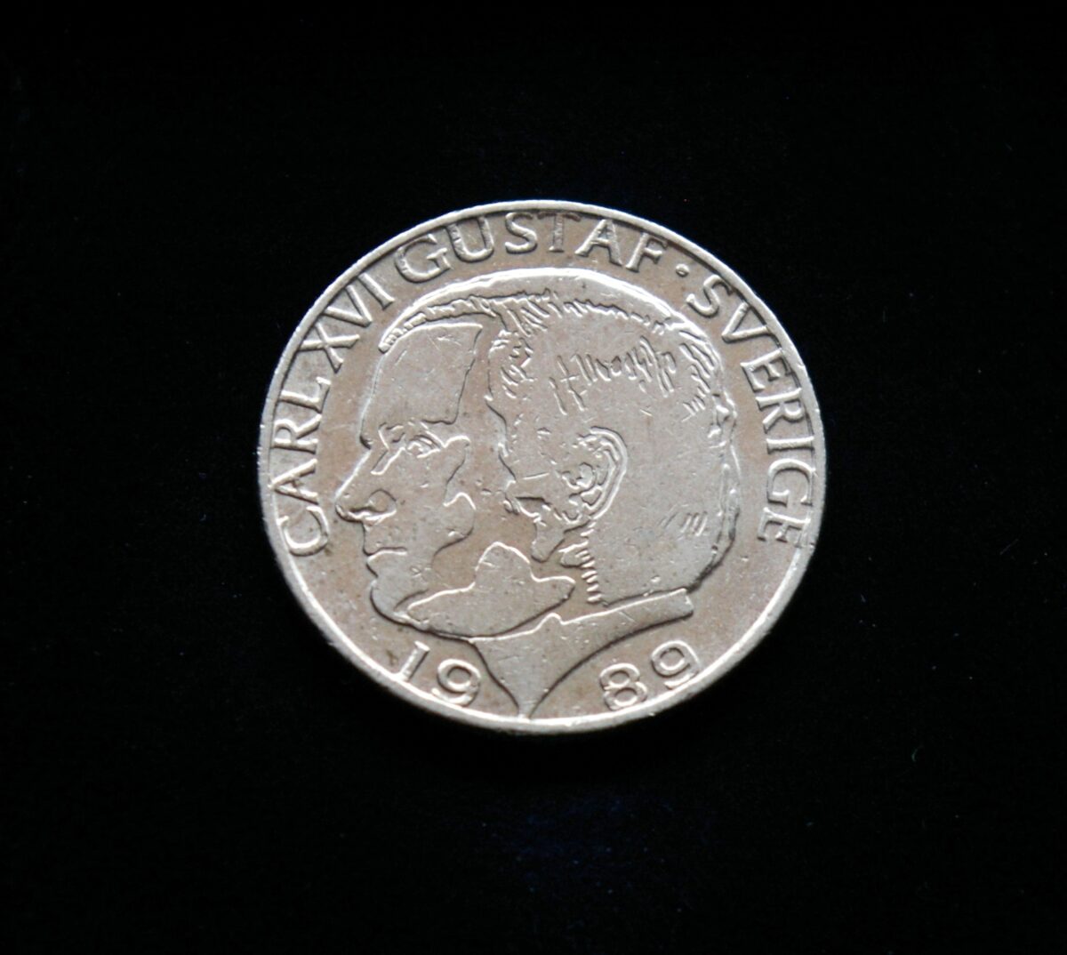 Švedija, 1 krona 1989m