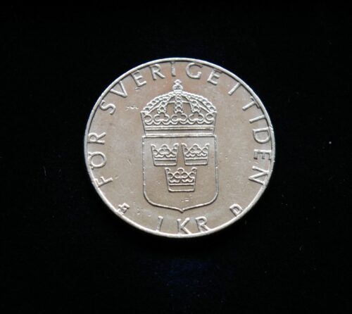 Švedija, 1 krona 1989m