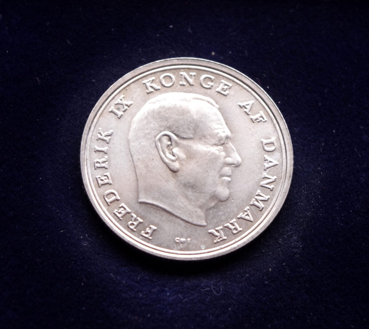 Danija, 1 krona 1971m E