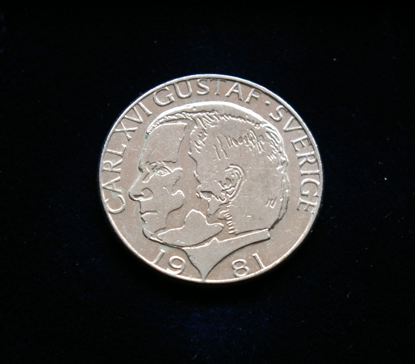 Švedija, 1 krona 1981m