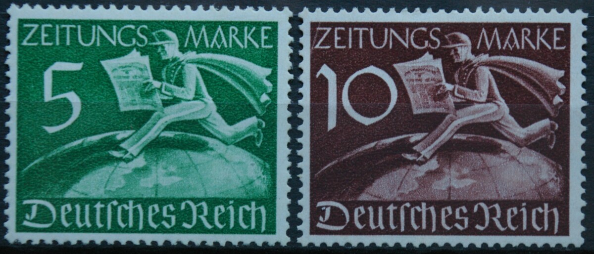 Vokietijos Reichas, pilna serija, MiNr Z 738-739 MNH**