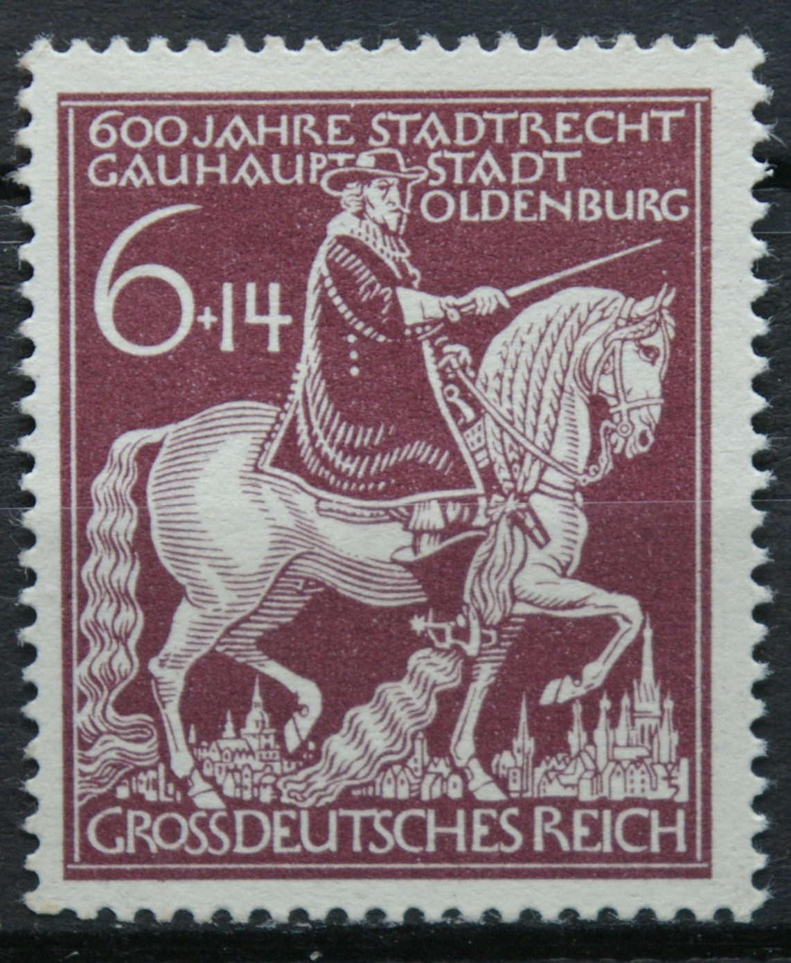 Vokietijos Reichas, MiNr 907 MLH*