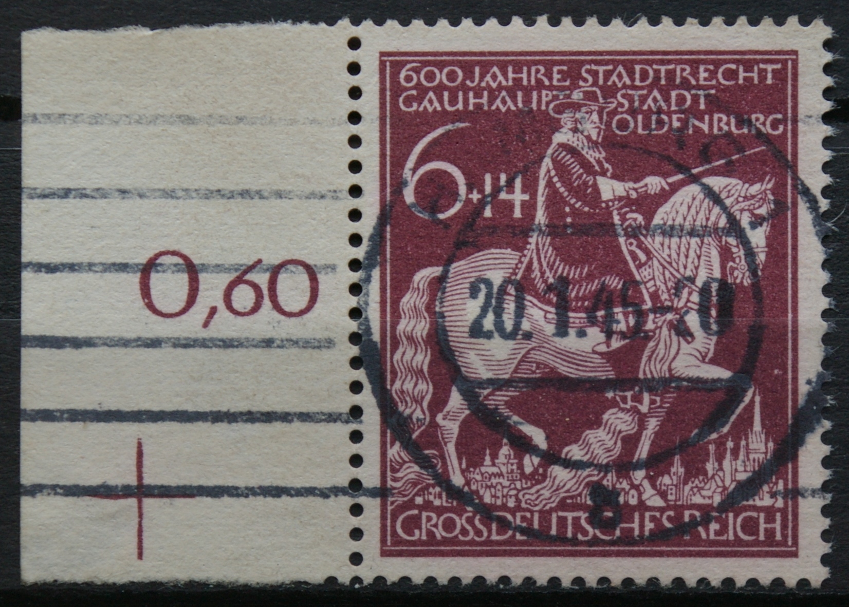 Vokietijos Reichas, MiNr 907 Used(O)