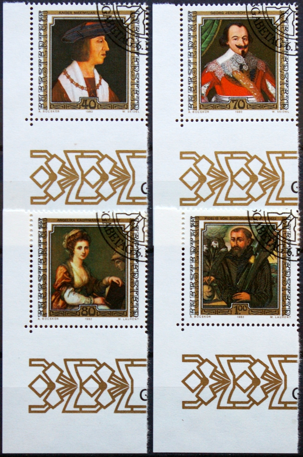 Lichtenšteinas, pilna serija, MiNr 809-812 Used (O)