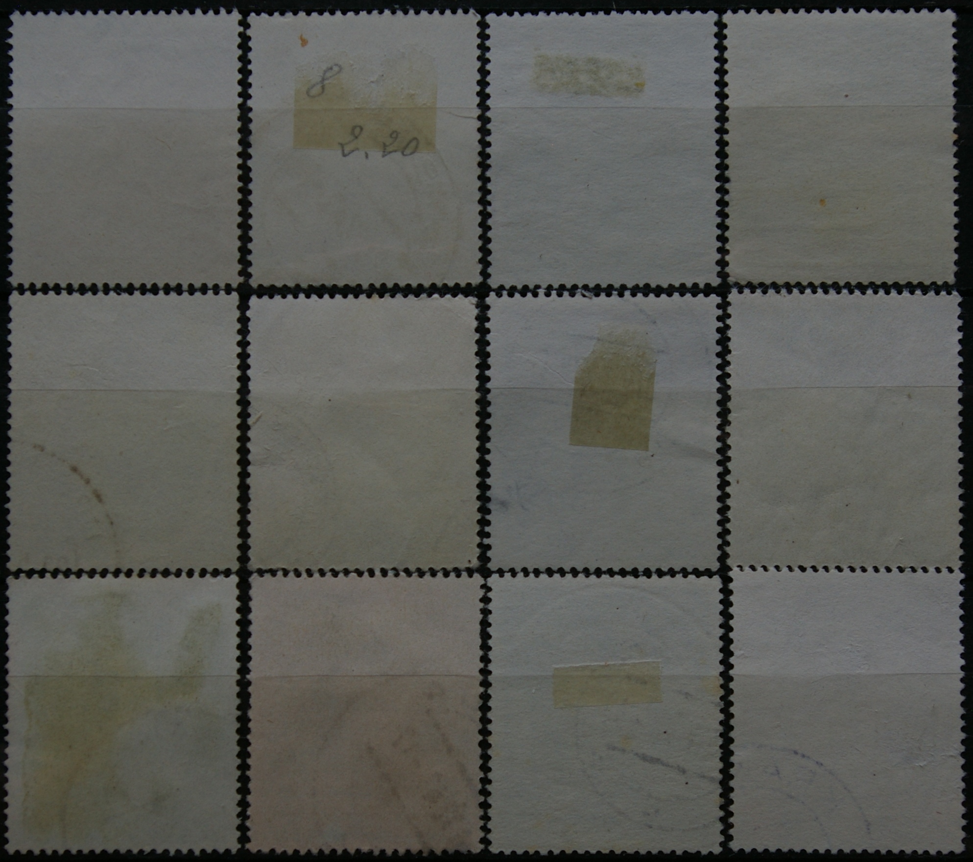 Vokietijos Reichas, Lenkijos okupacija, pilna serija, MiNr 40-51 Used(O)