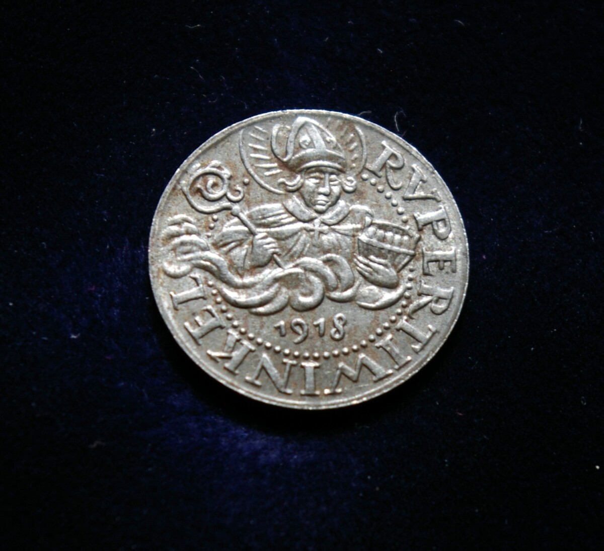 Laufen notgeldai, 1918m, 10 pfenigų E