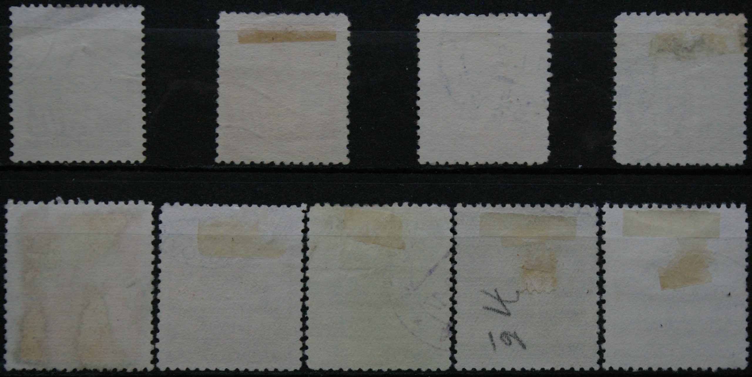 Vokietijos Reichas, Čekijos okupacija, pilna serija MiNr 65-72+64 Used (O)