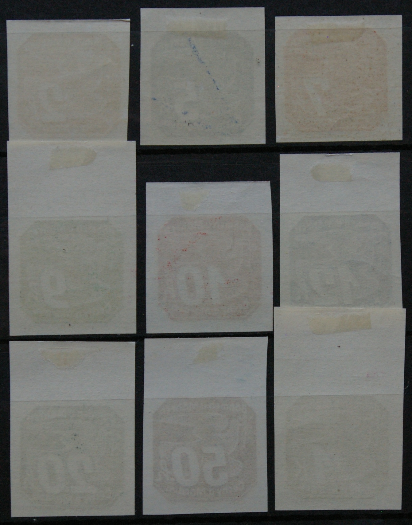 Vokietijos Reichas, Čekijos okupacija, pilna serija, MiNr 42-50 MLH*