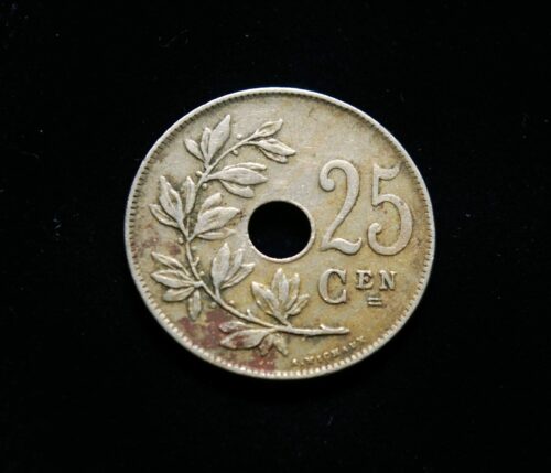 Belgija (Belgie), 25 santimai 1921m E