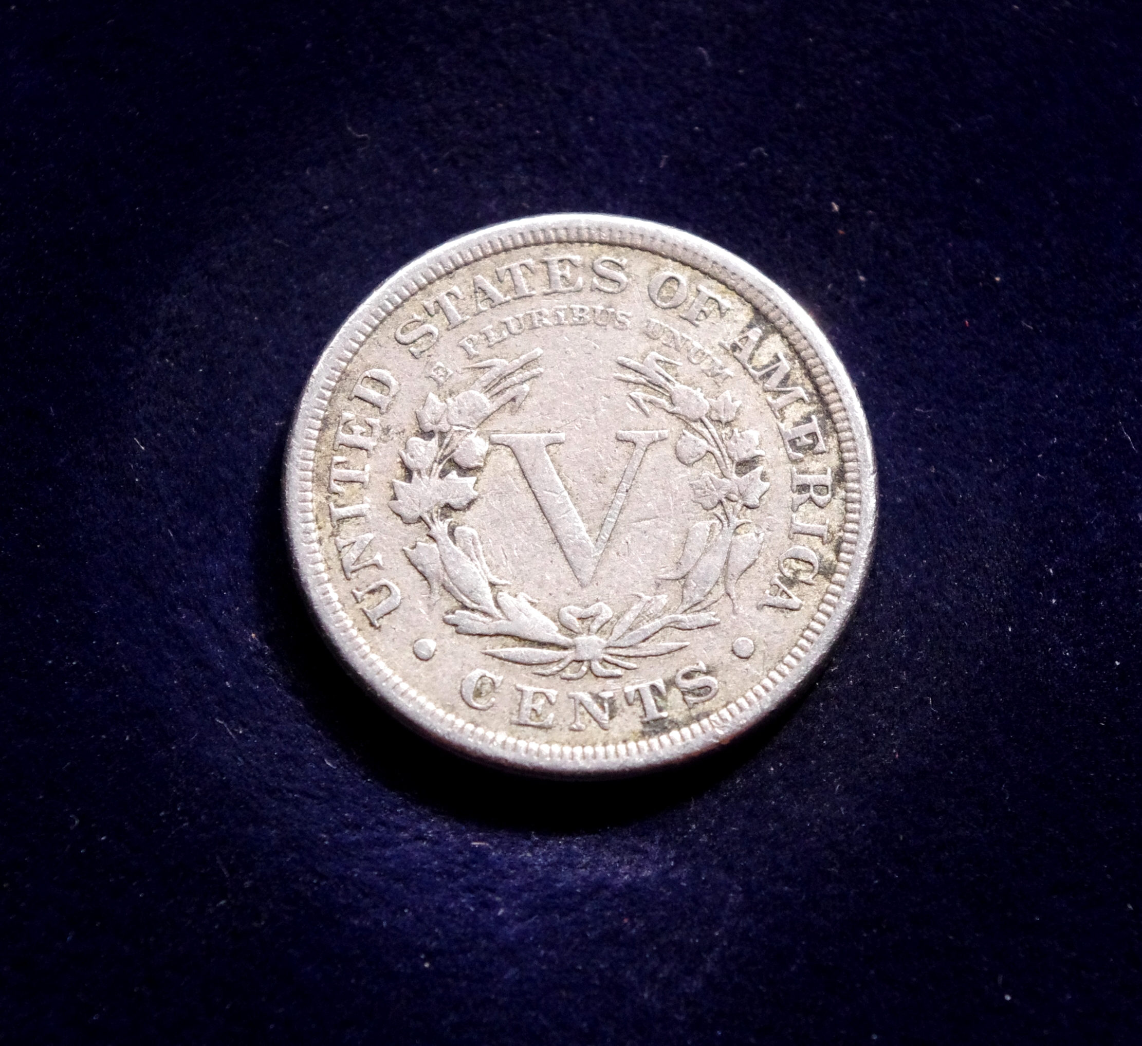 JAV, 5 centai 1888m E