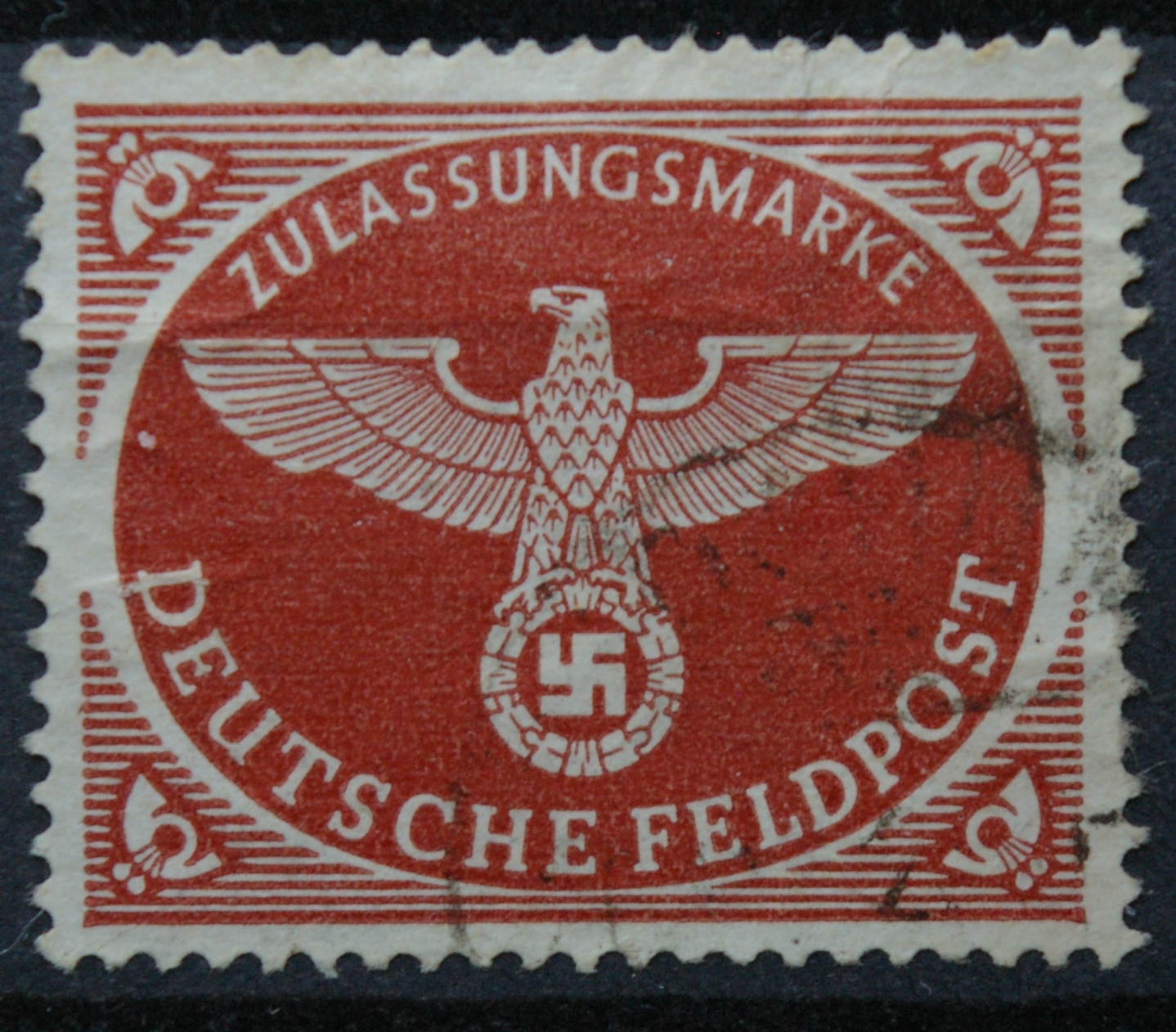 Vokietijos Reichas, lauko paštas, MiNr 2 A Used (O)