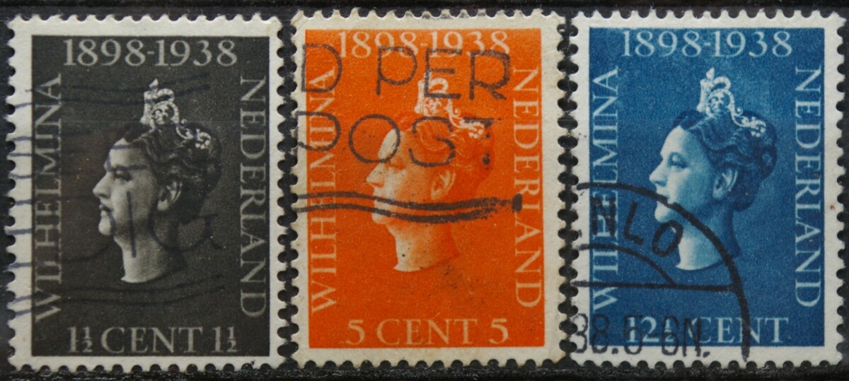 Nyderlandai, pilna serija, MiNr 318-320 Used (O)