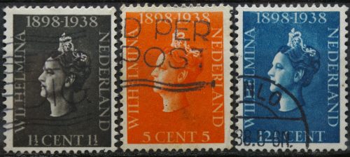 Nyderlandai, pilna serija, MiNr 318-320 Used (O)