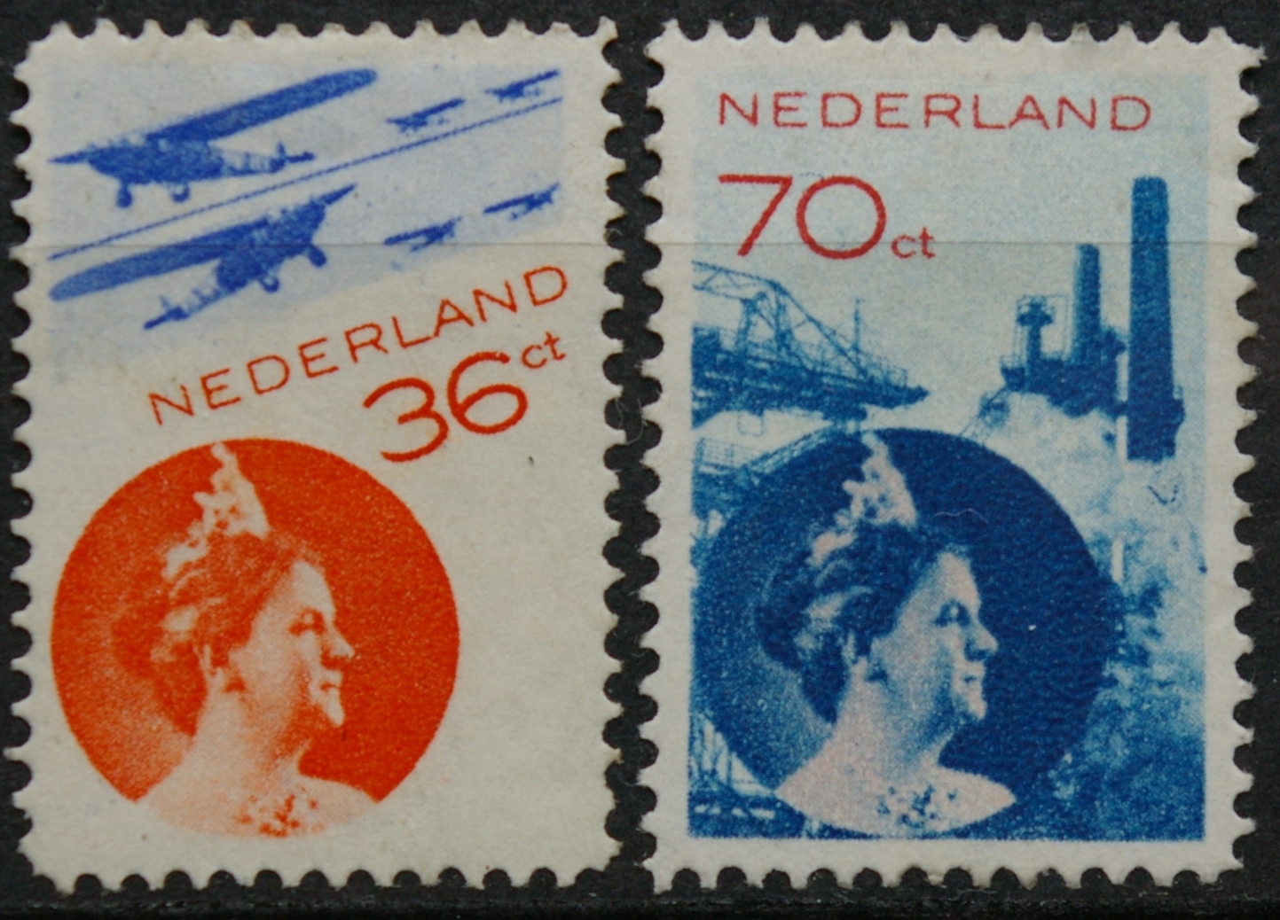 Nyderlandai, MiNr 241 ir 242 MLH*