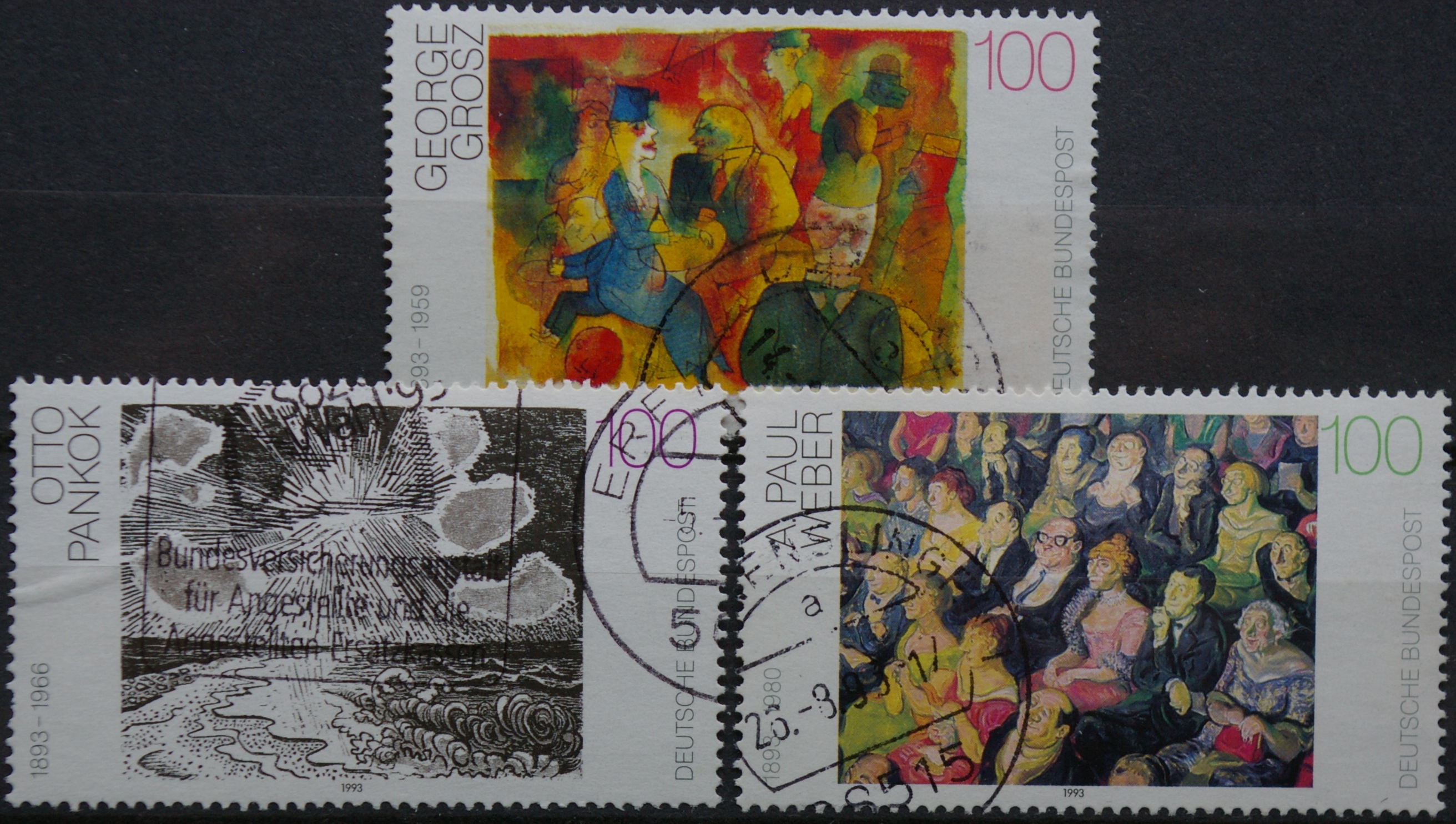 Vokietija, pilna serija MiNr 1656-1658 Used(O)