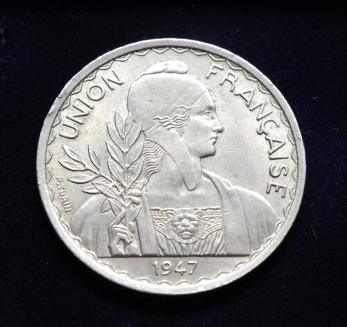 Prancūzijos Indokinija, 1 piastras 1947m E