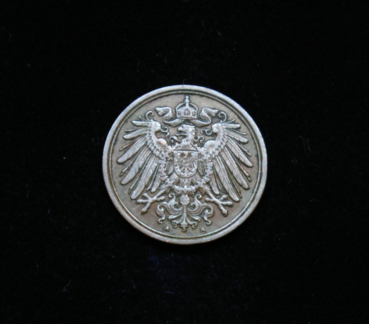 Vokietijos Imperija, 1 pfenigis 1914m-A