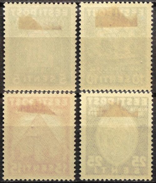 Estija, pilna serija, MiNr 120-123 MH* 2Vx1