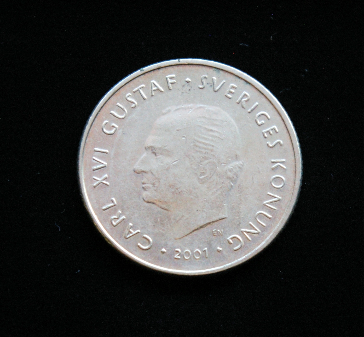 Švedija, 1 krona 2001m