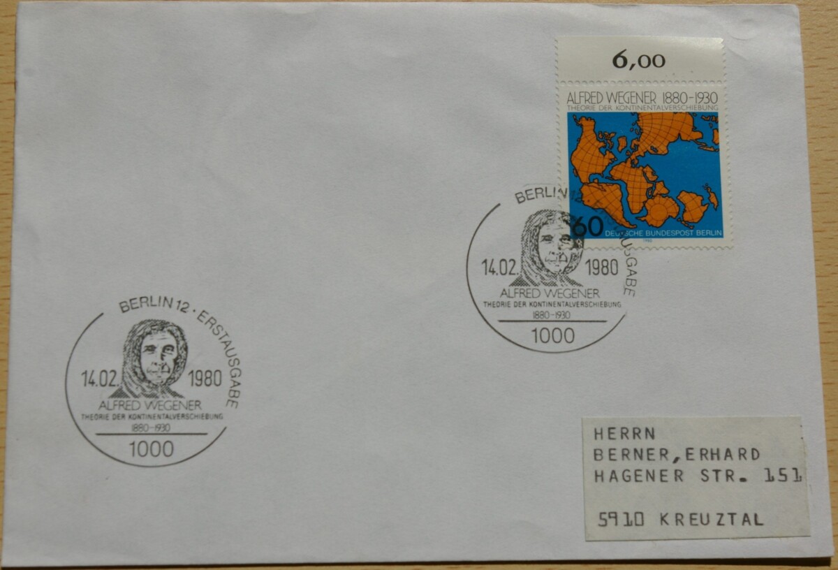 Vokietija, Vakarų Berlynas 1980m pirmos dienos vokas su MiNr 616