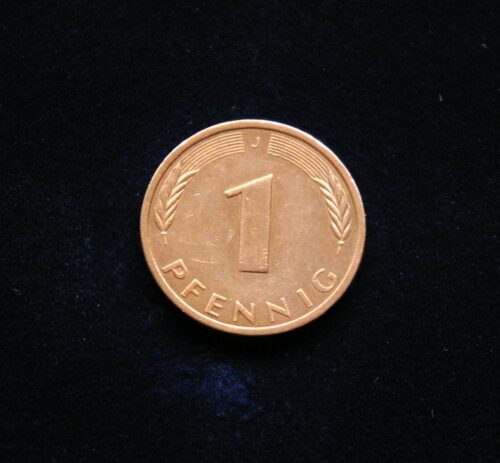 Vokietija, 1 pfenigas 1981m-J