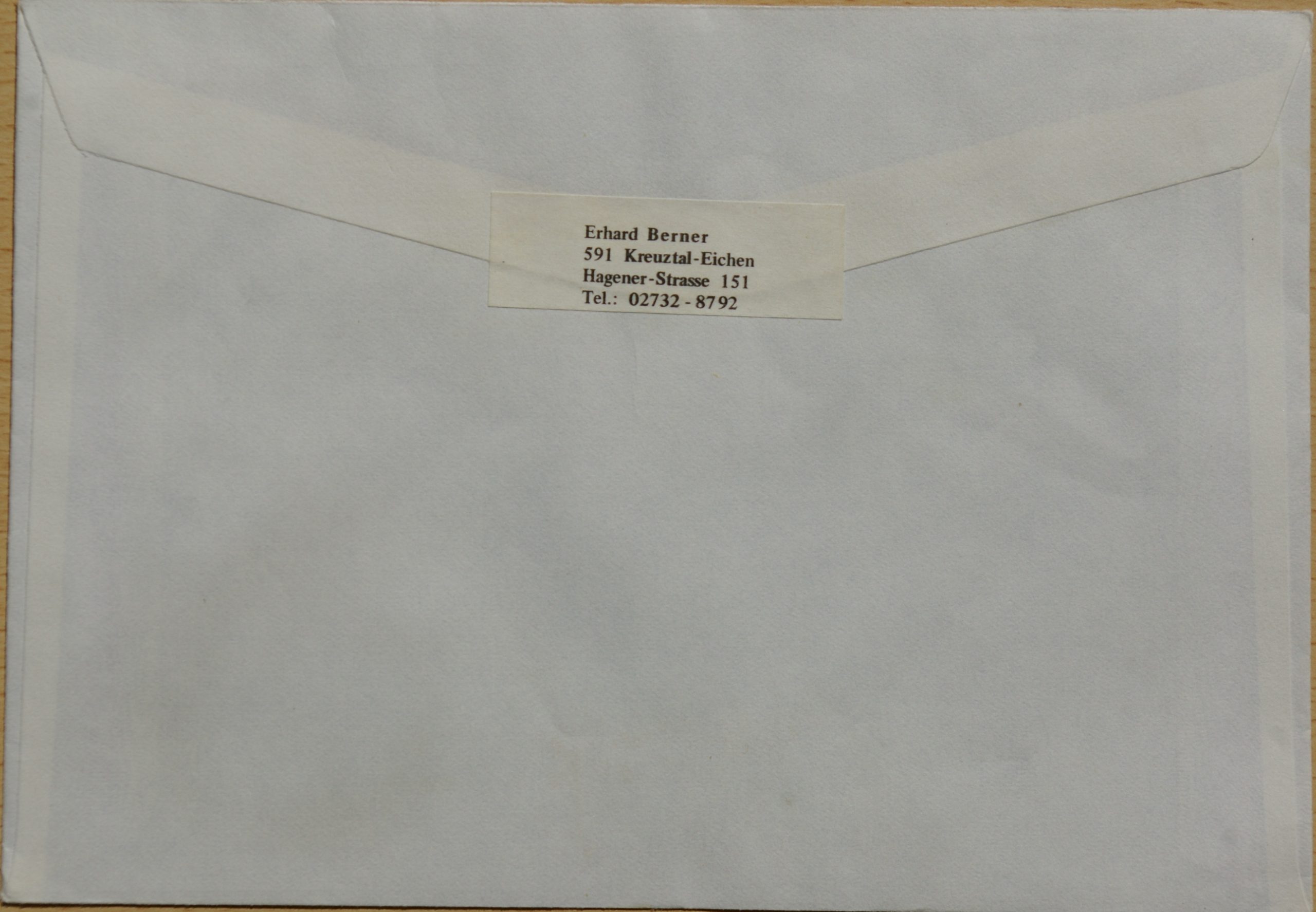 Vokietija, Vakarų Berlynas 1977m pirmos dienos vokas su MiNr 537, 540