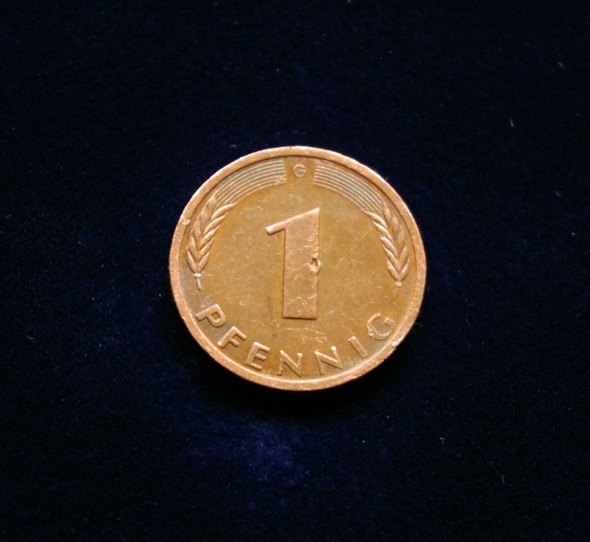 Vokietija, 1 pfenigas 1983m-G