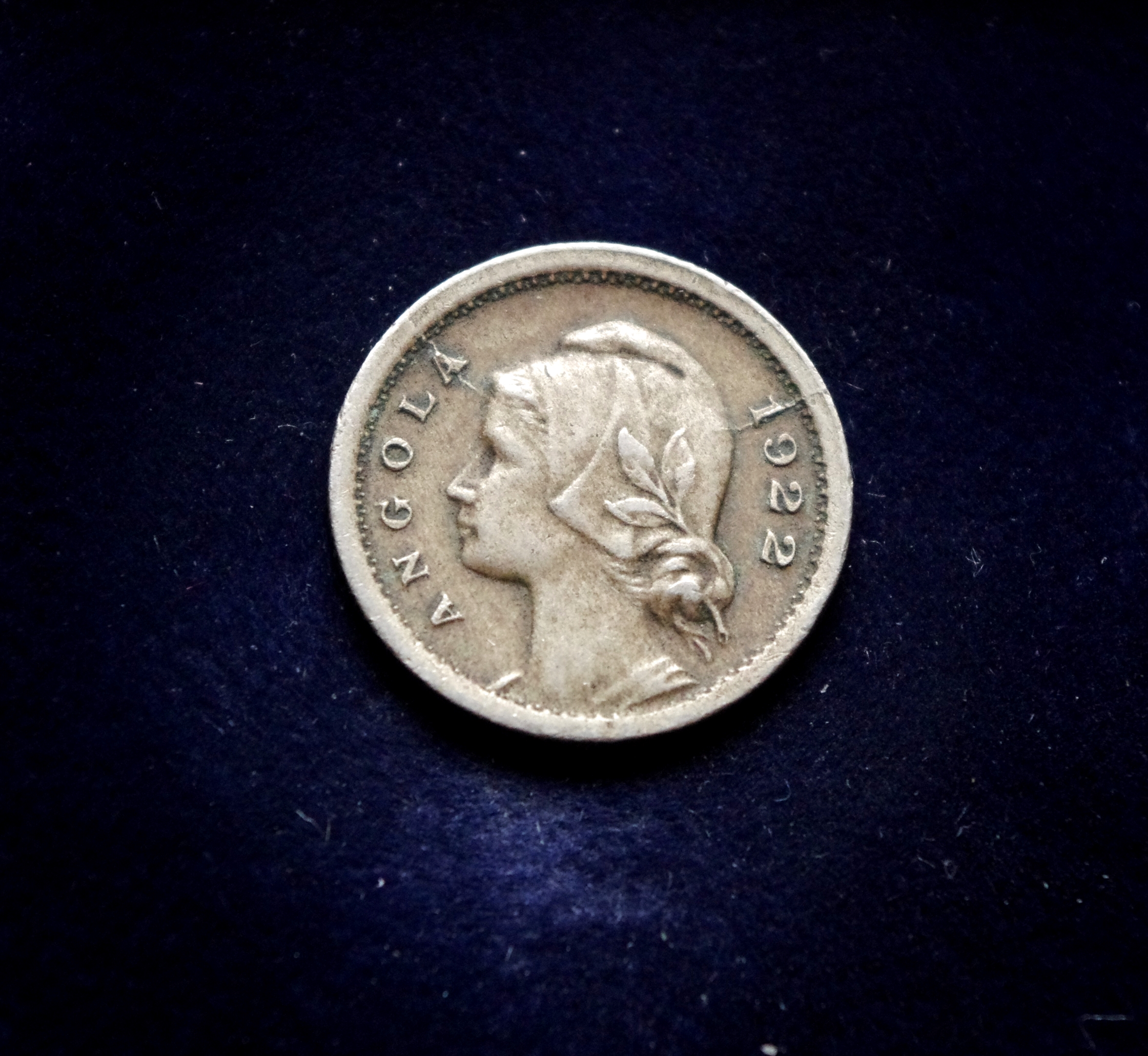 Angola, Portugalijos kolonija, 10 sentavų 1922m E