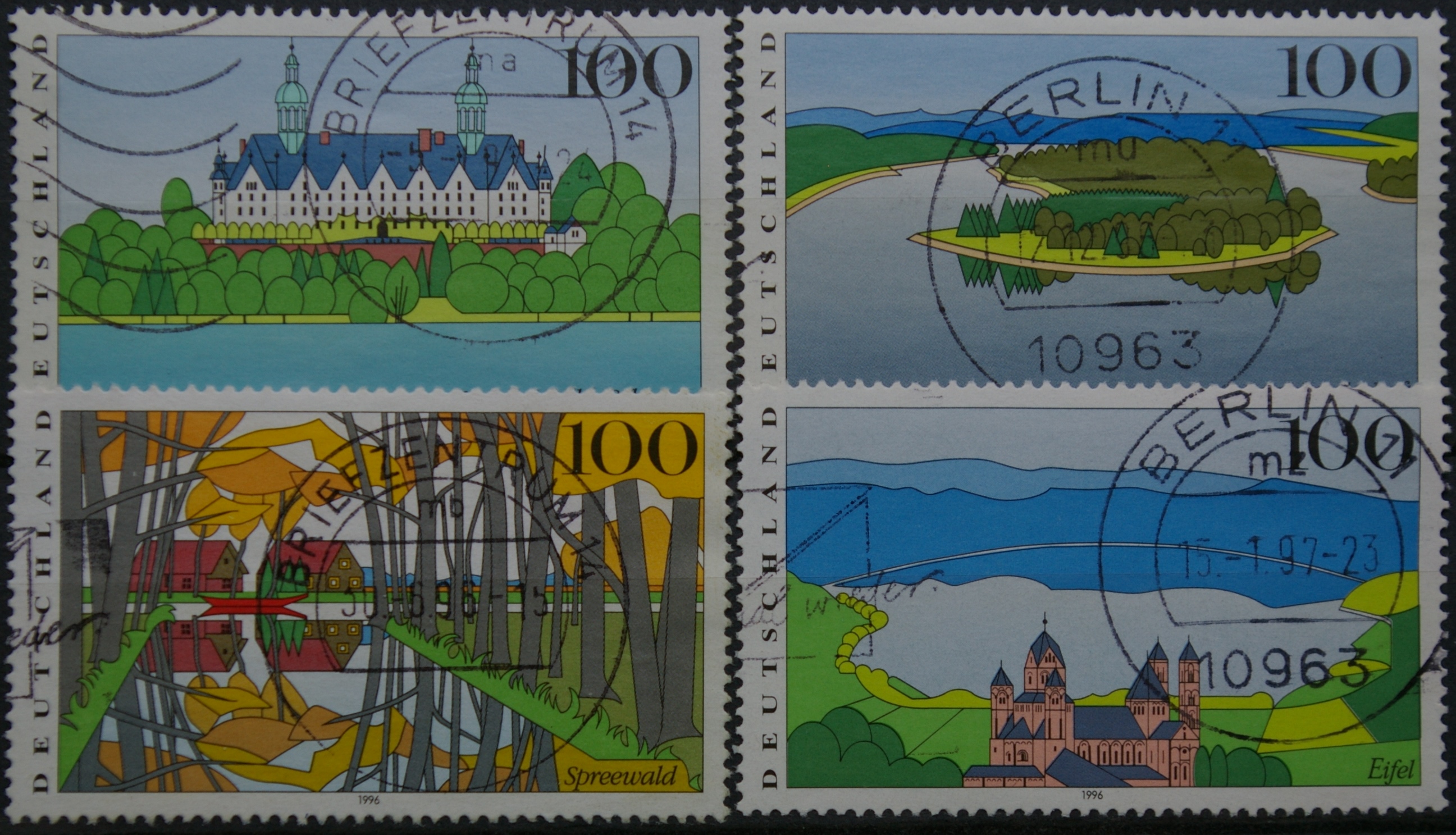 Vokietija, pilna serija MiNr 1849-1852 Used(O)