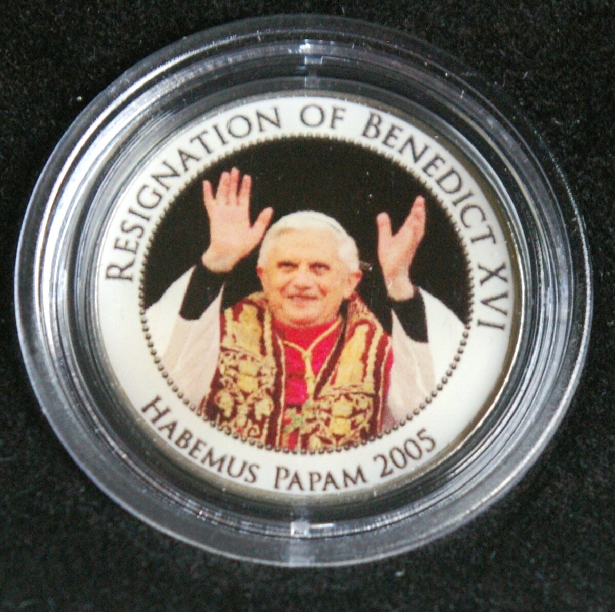 Vatikanas, "Popiežiaus Benedikto XVI atsistatydinimas" monetų rinkinys BU