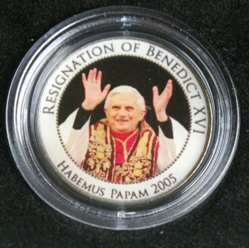Vatikanas, "Popiežiaus Benedikto XVI atsistatydinimas" monetų rinkinys BU