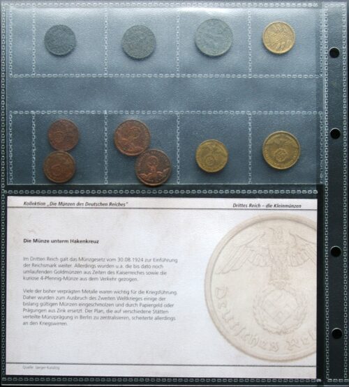Vokietija, Trečiojo Reicho smulkiosios monetos 1937-1945m 