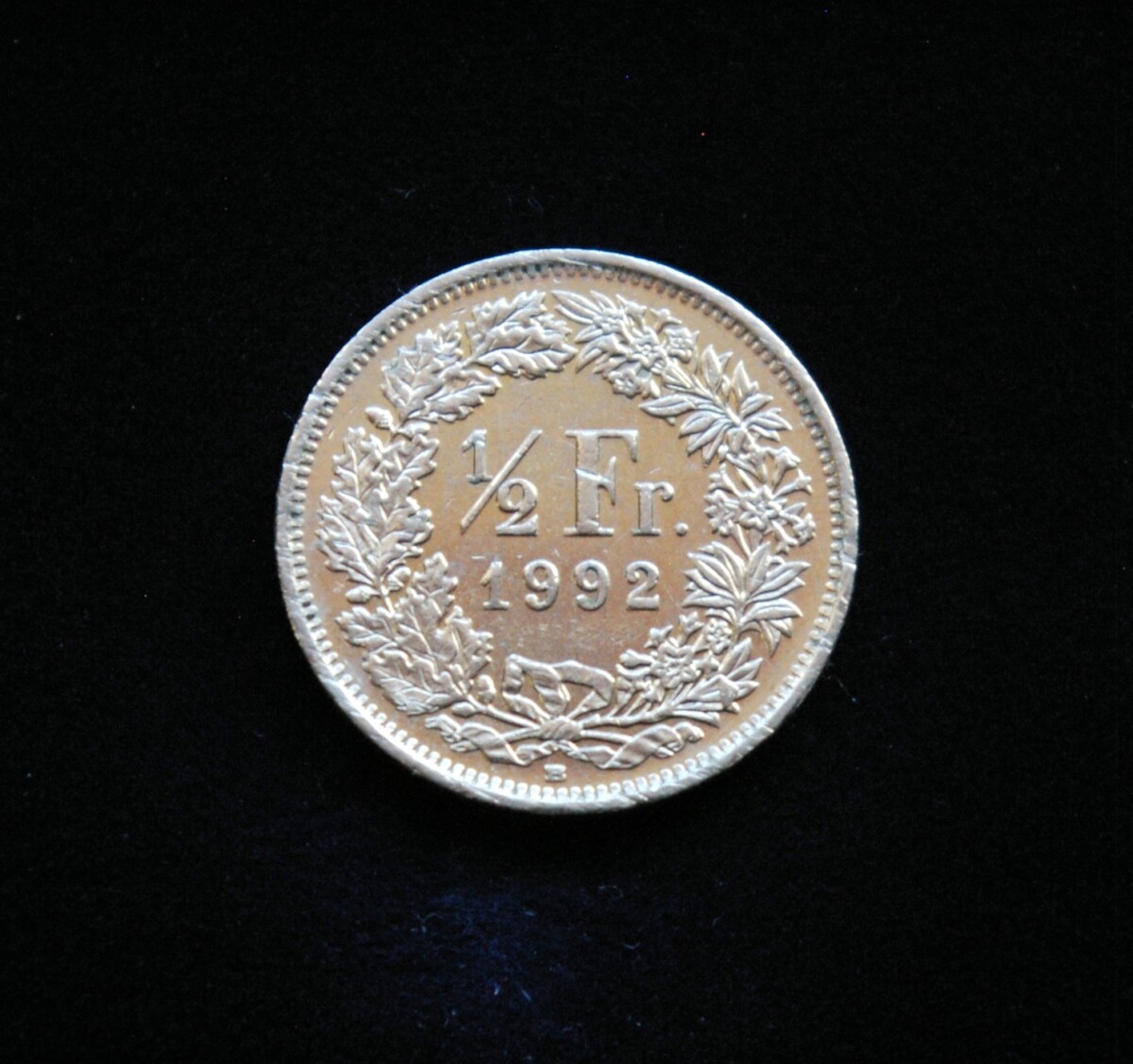Šveicarija, 1/2 franko 1992m
