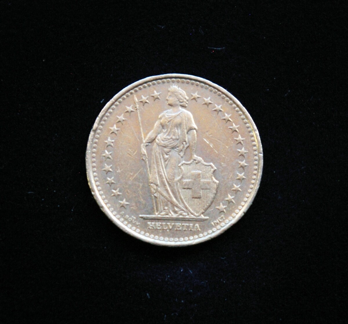Šveicarija, 1/2 franko 1992m