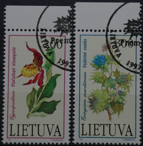 Lietuva, pilna serija MiNr 499-500 Used(O)