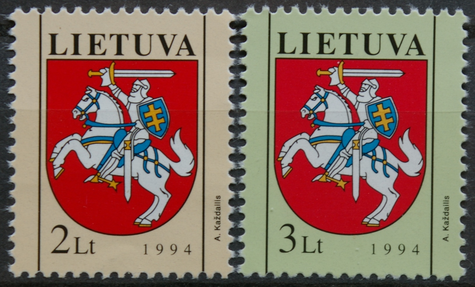 Lietuva, pilna serija MiNr 561-562 MNH** Vx1
