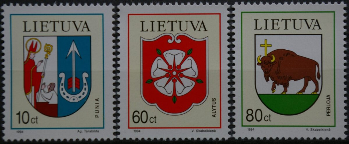 Lietuva, pilna serija MiNr 563-565 MNH**