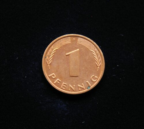 Vokietija, 1 pfenigas 1995m-F