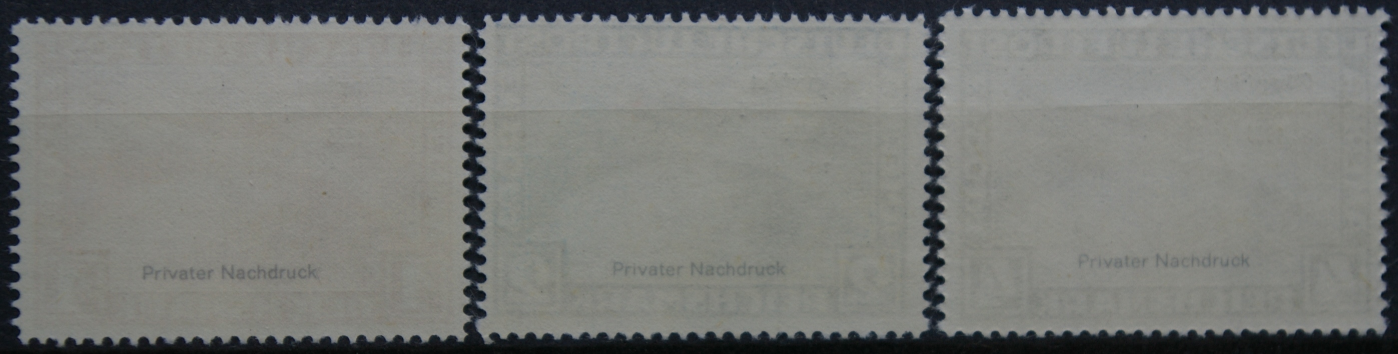 Vokietijos Reichas, pilna serija MiNr 496-498 KOPIJOS