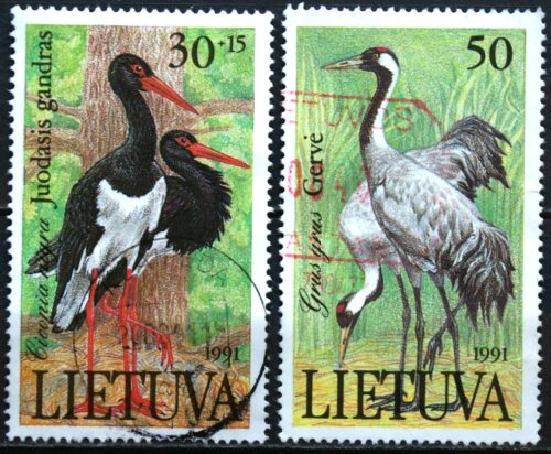 Lietuva, pilna serija MiNr 489-490 Used(O) Vx1