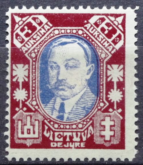 Tarpukario Lietuva, abartas V34 MiNr 132 MH*