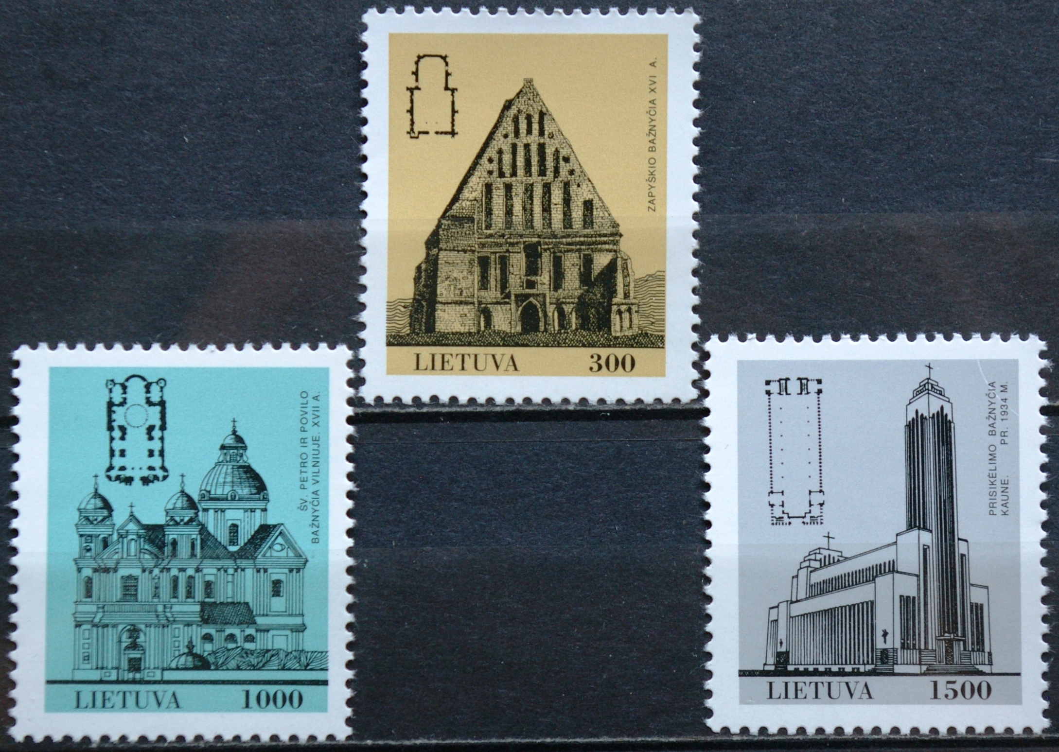 Lietuva, pilna serija MiNr 511-513 MNH** AG