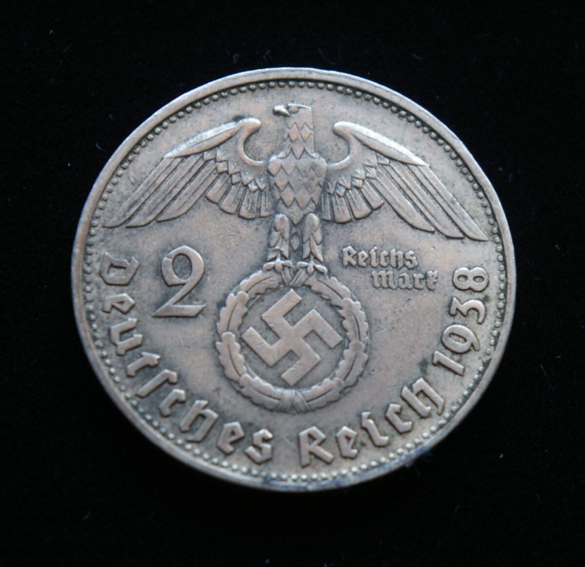 Vokietijos Reichas, SIDABRINĖS 2 markės 1938m-B