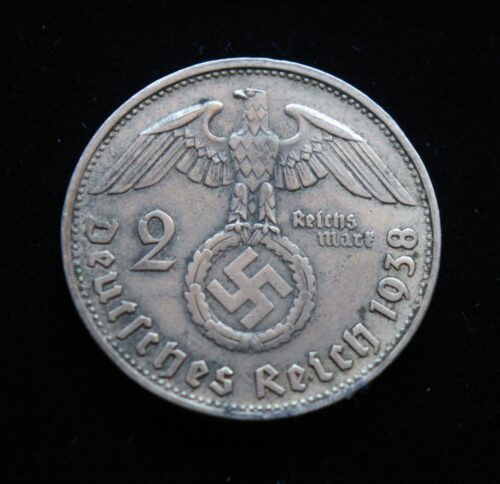 Vokietijos Reichas, SIDABRINĖS 2 markės 1938m-B