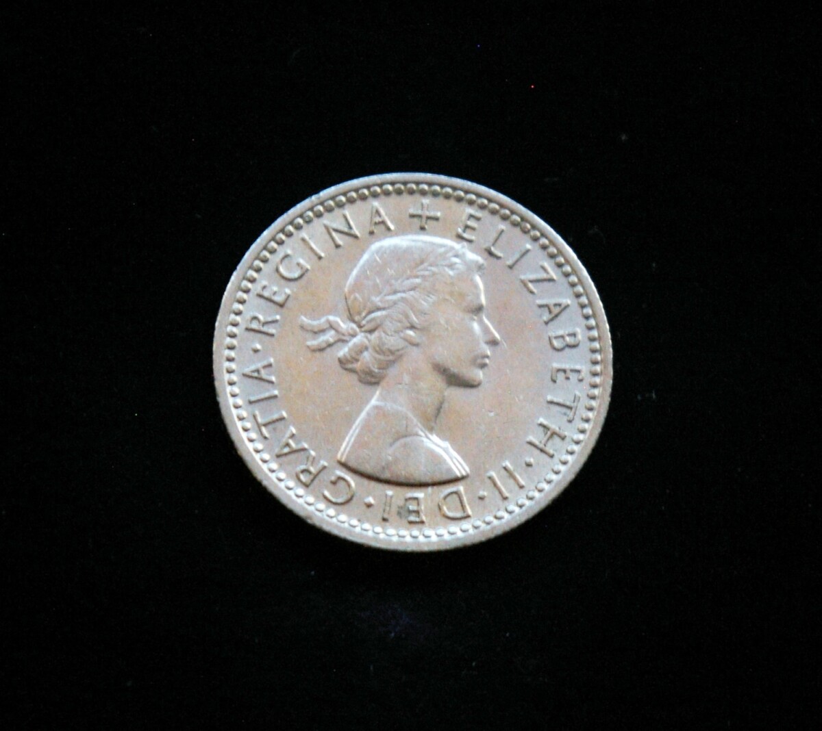 Didžioji Britanija, 6 pensai 1958m