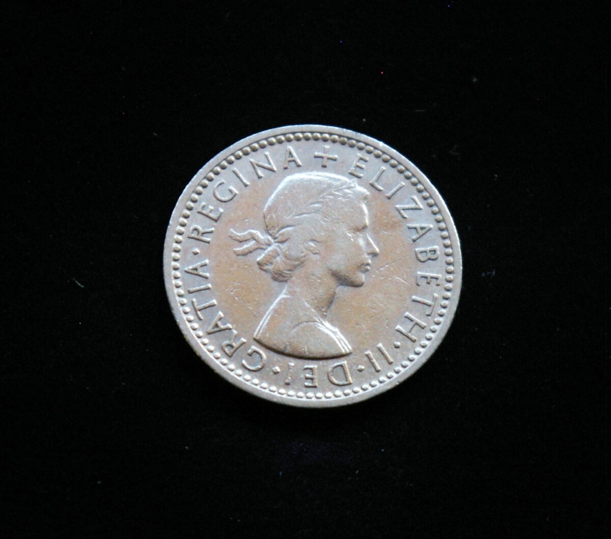 Didžioji Britanija, 6 pensai 1958m