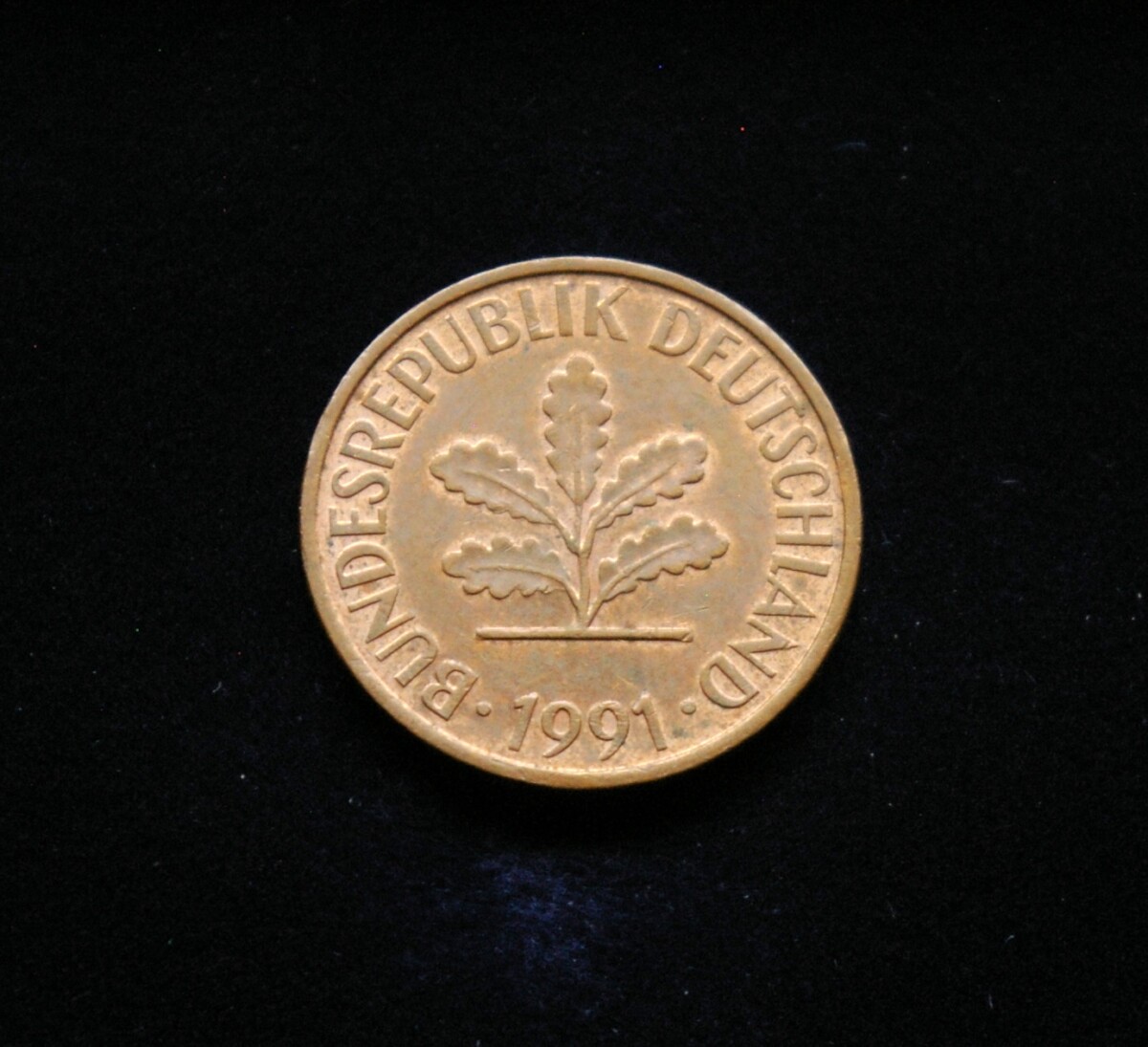 Vokietija, 2 pfenigai 1991m-D